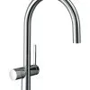 Hansgrohe M54 - Miscelatore Da Lavello Talis 220, Con Valvola D&apos;arresto Per Elettrodomestici, Cromo 72805000