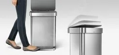 Simplehuman Pattumiere - Pattumiera Con Portasacchetti, 45 L, Bianco CW2027 -Vendite Accessori per Cucina 5baf22780e2cb844ce58367b 1