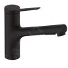 Hansgrohe Zesis M33 - Miscelatore Da Lavello 150, Con Doccetta Estraibile, SBox Lite, Nero Opaco 74803670