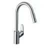 Hansgrohe Focus M41 - Miscelatore Da Lavello Focus Con Doccetta Estraibile, SBox, EcoSmart, Cromo 73895000