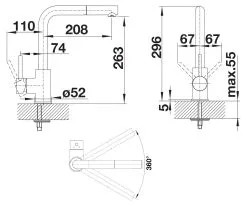 Blanco Mila S - Miscelatore Da Lavello Con Bocca Di Erogazione Estraibile, Nero Opaco 526660 5 Blanco Mila S - Miscelatore Da Lavello Con Bocca Di Erogazione Estraibile, Nero Opaco 526660 -Vendite Accessori per Cucina 6321a8dde2e7dde2fdb26e1d