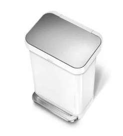 Simplehuman Pattumiere - Pattumiera Con Portasacchetti, 45 L, Bianco CW2027 -Vendite Accessori per Cucina 639150d62563b85f9e19cfd3