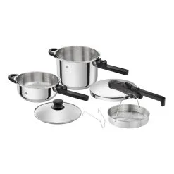 Zwilling Set Pentola A Pressione - 6-pz., 18/10 Acciaio Inossidabile