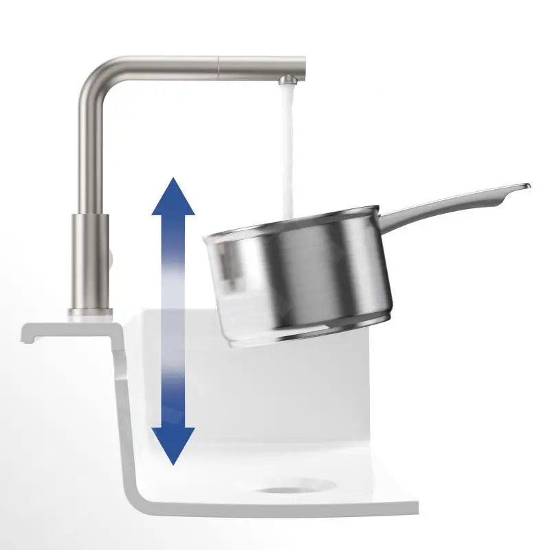 Villeroy & Boch Steel Shower - Miscelatore Da Lavello Con Bocca Di Erogazione Estraibile, Antracite 96970105 3 Villeroy & Boch Steel Shower - Miscelatore Da Lavello Con Bocca Di Erogazione Estraibile, Antracite 96970105 - immagine 3