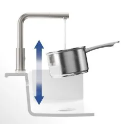 Villeroy & Boch Steel Shower - Miscelatore Da Lavello Con Bocca Di Erogazione Estraibile, Acciaio Inox 969701LC 11 Villeroy & Boch Steel Shower - Miscelatore Da Lavello Con Bocca Di Erogazione Estraibile, Acciaio Inox 969701LC -Vendite Accessori per Cucina 64657e0366dbf2a9fa74b5c3