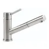 Villeroy & Boch Como - Miscelatore Da Lavello Con Bocca Di Erogazione Estraibile, Sottofinestra, Acciaio Inox 925800LC