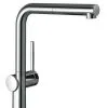 Hansgrohe M54 - Miscelatore Da Lavello Talis Con Bocca Di Erogazione Estraibile, Cromo 72808000