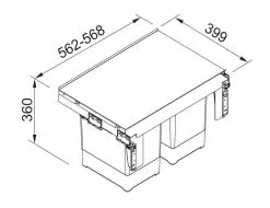 Franke Differenziatori - Cestino Portarifiuti Incorporato Garbo 60-2 121.0284.027 4 Franke Differenziatori - Cestino Portarifiuti Incorporato Garbo 60-2 121.0284.027 -Vendite Accessori per Cucina 6b8ea45065036c7d85b4f535