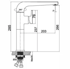 Novaservis Nobless Vision X - Miscelatore Da Lavello, Cromo 42713,0 -Vendite Accessori per Cucina 704fcf4e0f78d9944c7e24b0