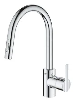 Grohe Feel - Miscelatore Da Lavello Con Doccetta Estraibile, Cromo 31486001 -Vendite Accessori per Cucina 71cef7f9a0f515ee378fb72f