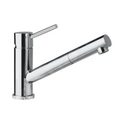 Villeroy & Boch Como - Miscelatore Da Lavello Con Bocca Di Erogazione Estraibile, Acciaio Inox Lucido 925200LE