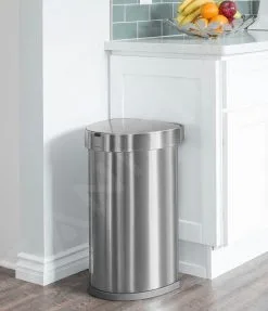 Simplehuman Pattumiere - Pattumiera Touchless Con Sensore Di Movimento, 45 L, Acciaio Inox Spazzolato ST2009 -Vendite Accessori per Cucina 734794a4d1080ef87bb749f7