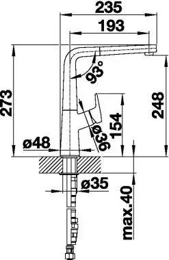 Blanco Avona S - Miscelatore Da Lavello Con Bocca Di Erogazione Estraibile, Bianco 521280 -Vendite Accessori per Cucina 74290ac1826bc24dfb4cb78e 1