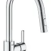 Grohe Feel - Miscelatore Da Lavello Con Doccetta Estraibile, Cromo 31486001