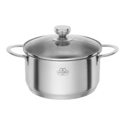 Ballarini Casseruola Con Coperchio - 20 Cm, 18/10 Acciaio Inossidabile