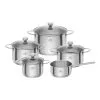 Ballarini Set Di Pentole - 5-pz., 18/10 Acciaio Inossidabile
