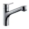 Hansgrohe Talis M52 - Miscelatore Da Lavello Talis Con Doccetta Estraibile, EcoSmart, Cromo 32845000