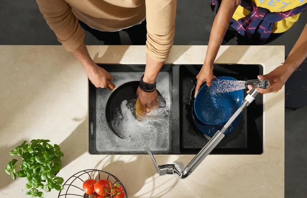 Hansgrohe M71 - Miscelatore Da Lavello M7116-H320 Con Doccetta Estraibile, SBOX, Simil Inox 73801800 3 Hansgrohe M71 - Miscelatore Da Lavello M7116-H320 Con Doccetta Estraibile, SBOX, Simil Inox 73801800 - immagine 3