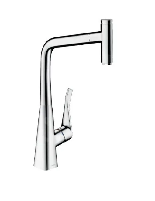 Hansgrohe M71 - Miscelatore Da Lavello Metris Select Con Bocca Di Erogazione Estraibile, EcoSmart, Cromo 14786000 -Vendite Accessori per Cucina 7b5930e5ddcf101b0c57d46c