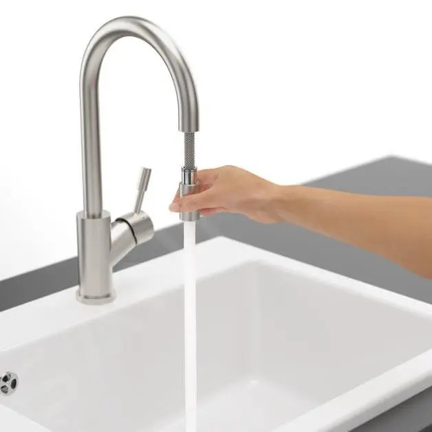 Villeroy & Boch Umbrella - Miscelatore Da Lavello Con Bocca Di Erogazione Estraibile, Acciaio Inox 925400LC 5 Villeroy & Boch Umbrella - Miscelatore Da Lavello Con Bocca Di Erogazione Estraibile, Acciaio Inox 925400LC - immagine 5