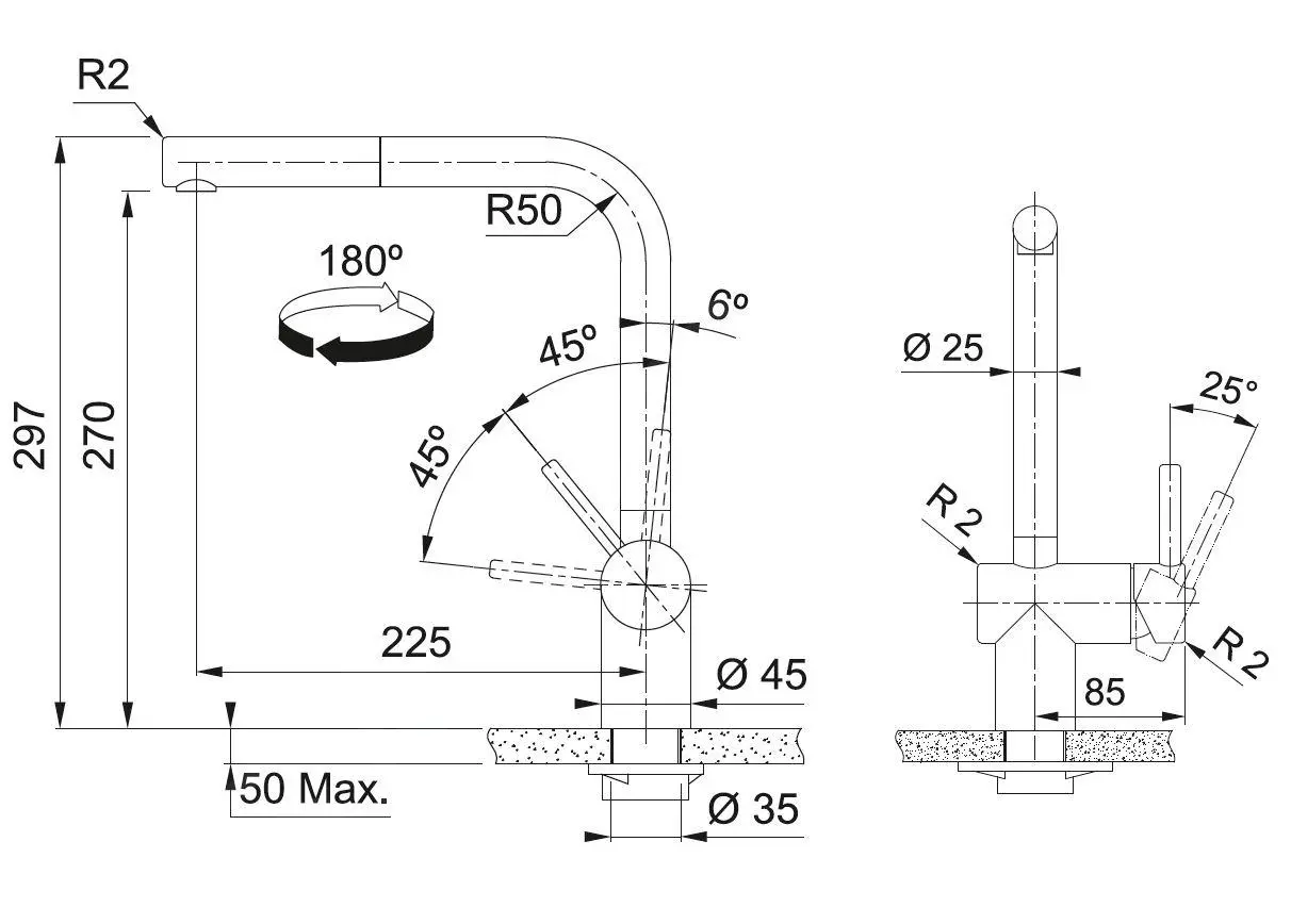 Franke Atlas Neo - Miscelatore Da Lavello FC 3791.505 Con Bocca Di Erogazione Estraibile, Color Rame 115.0628.208 2 Franke Atlas Neo - Miscelatore Da Lavello FC 3791.505 Con Bocca Di Erogazione Estraibile, Color Rame 115.0628.208 - immagine 2