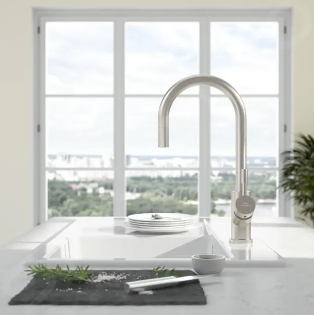 Villeroy & Boch Umbrella - Miscelatore Da Lavello Con Bocca Di Erogazione Estraibile, Acciaio Inox 925400LC 7 Villeroy & Boch Umbrella - Miscelatore Da Lavello Con Bocca Di Erogazione Estraibile, Acciaio Inox 925400LC - immagine 7