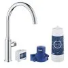 Grohe Blue Pure - Set Rubinetto Per Lavello Mono Con Dispositivo Di Filtraggio, Cromo 30387000