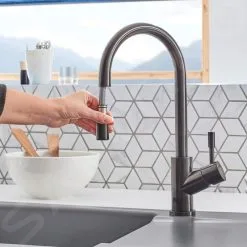 Villeroy & Boch Umbrella - Miscelatore Da Lavello Con Bocca Di Erogazione Estraibile, Antracite 92540005 -Vendite Accessori per Cucina 863269b749a3dc793aa45745