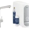 Grohe Blue Home - Miscelatore Per Lavello, Con Sistema Di Filtraggio E Raffreddamento, Supersteel 31454DC1