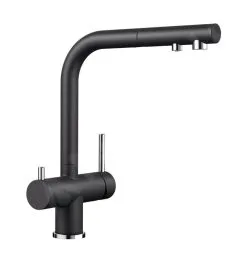 Blanco Fontas S II - Miscelatore Da Lavello Con Doccetta Estraibile E Funzione Di Filtraggio, Antracite 525200