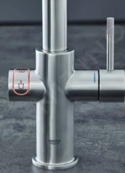 Grohe Red - Miscelatore Per Lavello Duo Con Boiler E Sistema Di Filtraggio, Serbatoio L, Supersteel 30079DC1 -Vendite Accessori per Cucina 8cdf9b2578983908130fb715