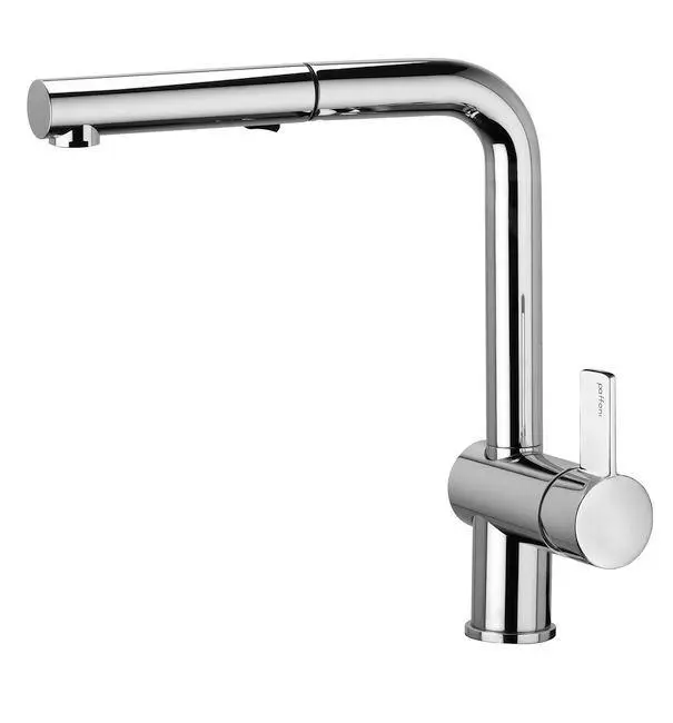 Paffoni Rock - Miscelatore Da Lavello Con Doccetta Estraibile, Cromato RO285CR 1 Paffoni Rock - Miscelatore Da Lavello Con Doccetta Estraibile, Cromato RO285CR