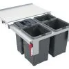 Franke Differenziatori - Cestino Portarifiuti Incorporato Garbo 60-4 121.0200.676