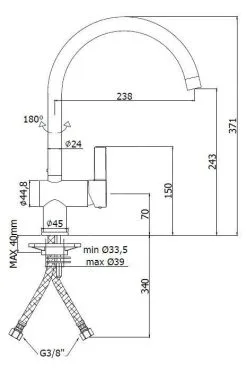Paffoni Rock - Miscelatore Da Lavello, Cromato RO180CR -Vendite Accessori per Cucina 8fa1921b848273a68b5ec94e