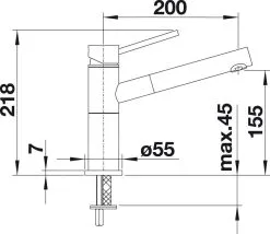 Blanco Alta S - Miscelatore Da Lavello Con Bocca Di Erogazione Estraibile, Tartufo/cromo 517634 -Vendite Accessori per Cucina 90c7af1e3d392ae6fe56c4dd