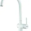 Franke Active - Miscelatore Da Lavello FN 4089.902, Bianco Opaco 115.0653.399