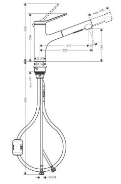 Hansgrohe Zesis M33 - Miscelatore Da Lavello 150, Con Doccetta Estraibile, EcoSmart, Cromo 74810000 -Vendite Accessori per Cucina 973f3a2c4036fe62125c9664