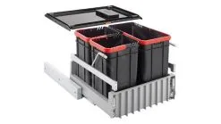 Franke Differenziatori - Cestino Rifiuti Incorporato 300-45 Trio 121.0150.145