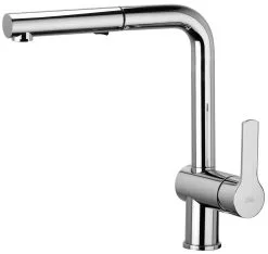 Paffoni West - Miscelatore Da Lavello Con Doccetta Estraibile, Cromato WS285CR