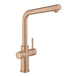 Grohe Blue Home - Miscelatore Da Lavello Con Dispositivo Di Filtraggio E Refrigerazione, Warm Sunset Spazzolato 31454DL1 -Vendite Accessori per Cucina 9dfa5a5eb4b370d271366f6f