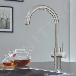 Grohe Red - Miscelatore Per Lavello Duo Con Boiler E Sistema Di Filtraggio, Serbatoio L, Supersteel 30079DC1 -Vendite Accessori per Cucina 9ecfac1572aa52215047630f