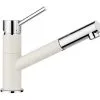 Blanco Kano S - Miscelatore Da Lavello Con Bocca Di Erogazione Estraibile, Bianco Fine/cromo 526953