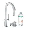 Hansgrohe Aqittura M91 - Miscelatore Da Lavello, Con Bocca Di Erogazione Estraibile E Funzione Di Filtraggio, Cromo 76801000