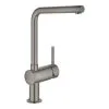 Grohe Minta - Miscelatore Da Lavello, Hard Graphite Spazzolata 31375AL0