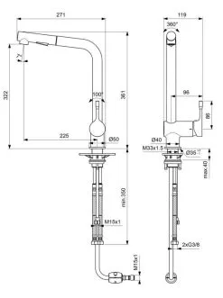 Ideal Standard Ceralook - Miscelatore Da Lavello Con Doccetta Estraibile, BlueStart, Cromo BC178AA -Vendite Accessori per Cucina a59de35775eec5cee0b32ad0
