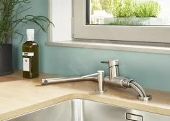 Blanco Lanora F - Miscelatore Da Lavello, Sottofinestra, Acciaio Inox Spazzolato 526181 -Vendite Accessori per Cucina acf7877a01e80fa6d4278d49