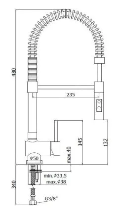 Paffoni Stick - Miscelatore Da Lavello Con Braccio Di Erogazione Flessibile, Acciaio Inox SK179ST -Vendite Accessori per Cucina ad567de7c8eca55152ea5f60