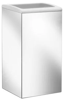 Keuco Collection Moll - Pattumiera Scoperta, A Parete, Bianco/cromo 12788010000