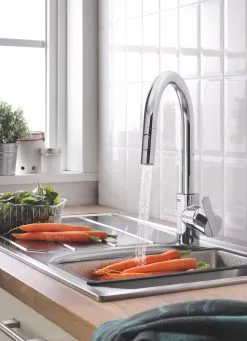 Grohe Feel - Miscelatore Da Lavello Con Doccetta Estraibile, Cromo 31486001 -Vendite Accessori per Cucina b7a578a0e346d75ceb3f40da