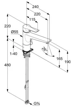 Kludi Mix - Miscelatore Da Lavello Con Attacco Multiplo, Cromo 329060575 -Vendite Accessori per Cucina b7d0e62d4fdcc11a53e9e740